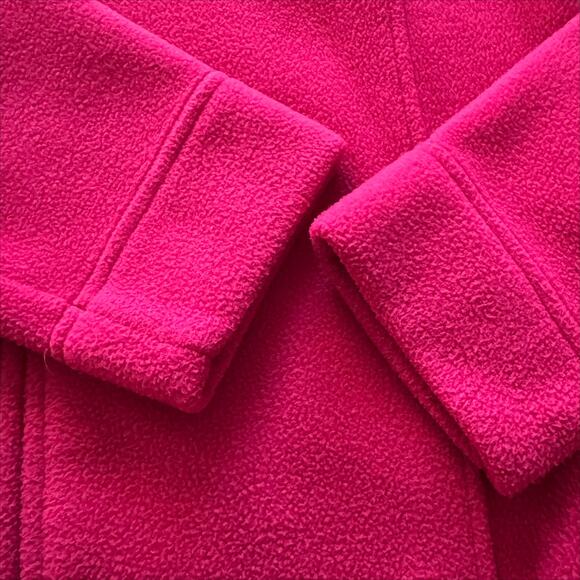 L.L. Bean fleece Jacket Women's Size M Medium Reg Pink Activewear Hiking Zip up - Picture 5 of 12